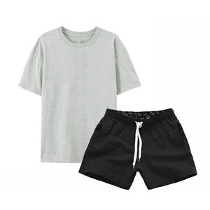 Ensemble d'été pour hommes Costume de sport pour hommes Ensemble de t-shirts à manches courtes Ensemble de shorts du fabricant pakistanais à vendre Ensemble solide à bas prix - Product Image 5