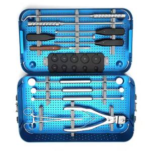 Kit de instrumentos de cirugía ortopédica industrial Sistema de placa cervical anterior Juego de instrumentos de acero inoxidable de primera calidad - Product Image 6