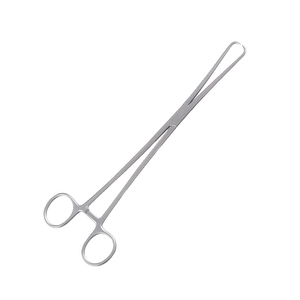 Tenáculos Uterinos Curvos Dobles Duraderos, Pinzas Quirúrgicas de Acero Metálico, Herramienta de Ginecología Hospitalaria, Pinzas Quirúrgicas Profesionales - Product Image 2