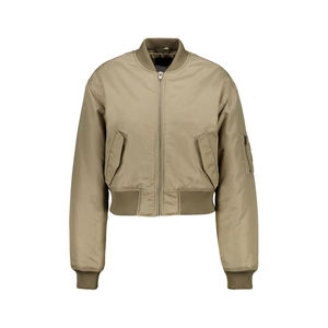 Vestes d'hiver en cuir pour femmes Vestes Letterman de style High Street avec logo personnalisé Respirant et brodé - Product Image 5