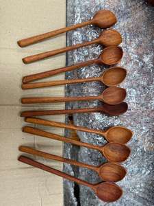 Hot Product From 99D Wooden <b>Spoon</b> Natural Wood Texture for Cooking Stirring <b>Serving</b> and Retail Kitchenware Collections - Product Image 3