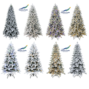 Snow Flocked Artificial Christmas <b>Tree</b> Luxury Frosted Full PVC PE PVC Full PE Hinged Christmas <b>Tree</b> 150 180 210 240 270 300 cm - Product Image 2