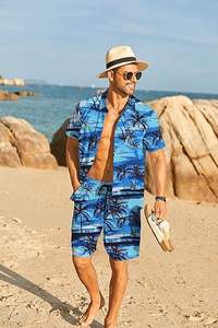 Wholesale <b>Hawaiian</b> Beach Shirt Full Printing Mens Two Piece Shirts and <b>Shorts</b> <b>Hawaiian</b> Shirt Men Summer Sets Casual <b>Shorts</b> Sets - Product Image 3