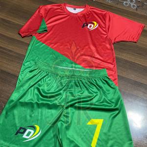 Maillots de football unisexes pour adultes en gros, ensembles d'uniformes de football, respirants, INTER LOCK, imprimés par transfert thermique, col rond, manches courtes - Product Image 1