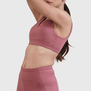 Soutien-gorge de sport pour femmes, haute qualité, sans couture, rembourré, à fort impact, pour la salle de sport, la remise en forme, le yoga, grande taille, tendance, OEM ODM, faible MOQ, 2024 - Product Image 4