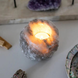 Best Supplier's Premium Quality Himalayan <b>Pink</b> Salt <b>Candle</b> Holder Price for Natural Crafts - Product Image 4