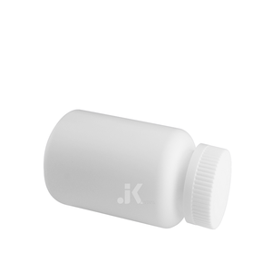 Bouteille ronde en HDPE de 170 ml avec bouchon à vis blanc pour pilules et vitamines, emballage de beauté, solutions d'emballage JK, modèle Ho Chi Minh City M0334 - Product Image 2