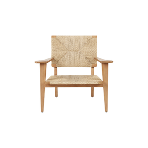 Mobilier d'extérieur en teck et fibre tissée - Product Image 1