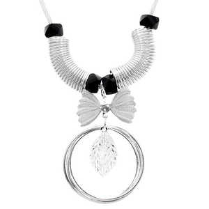 Urthn <b>Fine</b> <b>Beaded</b> Necklaces Silver Plated Glass Stone 1107720A - Product Image 1
