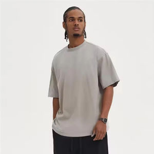 Camisetas Extra Grandes Personalizadas de Alta Calidad, Estilo Vintage con Lavado Ácido, 100% Algodón, Nuevas, Transpirables, para Hombre, Precio Bajo - Product Image 4