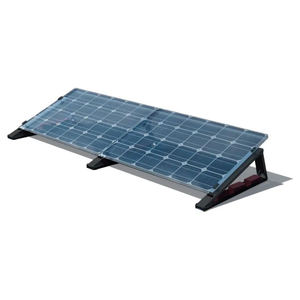 Set di montaggio per tetto piano Black Line per 2 moduli FV affiancati - Product Image 1