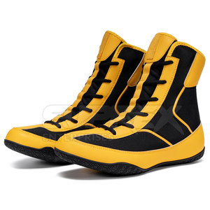 Chaussures de boxe en cuir antidérapantes de haute qualité, légères et respirantes, pour l'athlétisme en salle, haute performance 2026 - Product Image 6