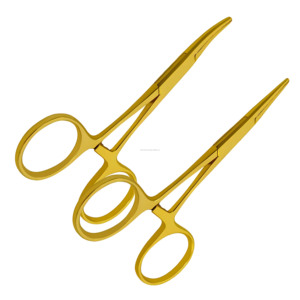 ชุดเครื่องมือผ่าตัดแบบหนีบเลือดชนิด Halsted Mosquito Hemostats ขนาด 5 นิ้ว แบบตรงและแบบโค้ง ผลิตจากสแตนเลส ได้รับการรับรองมาตรฐาน CE ISO ผู้ผลิตขายส่ง - Product Image 3