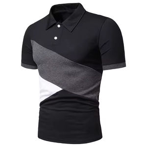 2025 gros Logo personnalisé grande taille hommes Polo Style européen été mode respirant coton T-Shirt sur ZOHAN CRÉATIONS - Product Image 4