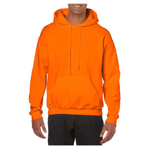 Streetwear surdimensionné pour hommes, 100% coton, sweat à capuche brodé, impression numérique, pull teint en plaine pour l'hiver - Product Image 5