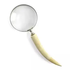 Natural Real horn handle magnifying glass Antique design high quality glass handle made of buffalo horn best finished magnifier