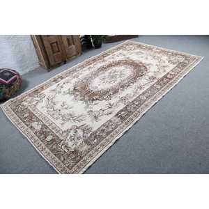 พรมตุรกีขนาด 5.7x9.7 ฟุต, พรม, พรมสีน้ำตาลออมเบร, พรมขนสัตว์ - Product Image 2