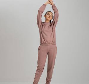 Customized Two-<b>Piece</b> Women's Jogger Pants Pockets Loose-Fit Sports Wear for Autumn XS/S/M/L/XL/XXL for <b>Lounge</b> Jogging Outfits - Product Image 3