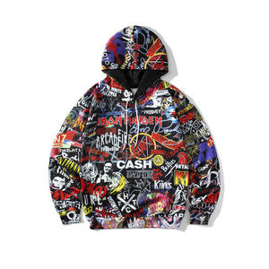 Hot Sports Player Sublimated College Hoodie Full Print Pullover para hombres American Football Team Club Sudadera de punto - Product Image 1