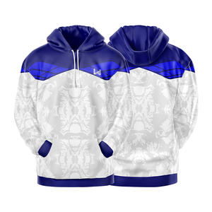 Sweat-shirts à capuche surdimensionnés pour hommes personnalisés, respirants, en polyester et coton 360 g/m², séchage rapide, anti-rides, logo sur le devant - Product Image 3