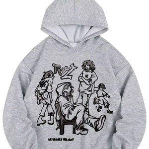Vente en gros de sweatshirts et sweatshirts à capuche sans ficelle avec logo personnalisé 380 g/m² - Product Image 1
