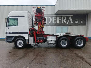 Mercedes-Benz Actros 2646 6x4 2002, Motor SINOTRUCK de 10 Cilindros y 371 CV, Capacidad de Carga de 21-30 T, EPS, Grúa de 3 Pedales, Tractor con Elevador de Troncos - Product Image 6