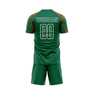 Conjunto de Uniforme de Fútbol de Alta Calidad OEM ODM, Jersey y Pantalones Cortos de Fútbol con Etiqueta Privada Personalizada, Fácil de Usar, Impresión por Sublimación con Logotipo - Product Image 3