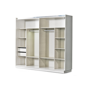 Armario con Puertas Corredizas de Diseño Moderno y Contemporáneo Alyans Tufted, Juego de Dormitorio, Muebles Turcos, Muebles para el Hogar - Product Image 4