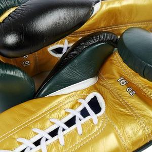 Gants de boxe personnalisés les plus vendus, gants d'entraînement professionnels MMA à lacets, cuir de vache, adultes et enfants, compétition - Product Image 5
