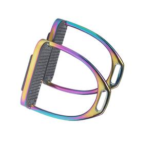 Recién llegado, estribos de caballo de aluminio ajustables, empuñadura de seguridad, ligero, diseño de exportación de fabricante personalizado - Product Image 4