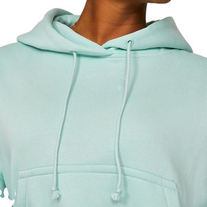 2025 chándales de invierno de alta calidad sólidos para mujeres adultas logotipo personalizado transpirable con capucha 100% traje de sudor de algodón - Product Image 5