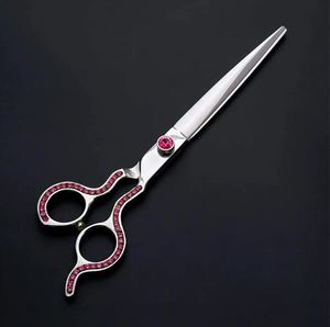 Tijeras Profesionales de Acero Inoxidable para Cortar el Pelo de Mascotas, con Mango Elegante, Hoja Afilada, Acabado Espejo y Tornillo Ajustable - Product Image 4