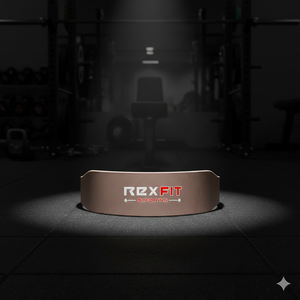 Cinturón de Gimnasio de Cuero Rexfit para Levantamiento de Pesas, Cinturón de Soporte Lumbar para Entrenamiento de Fuerza y Gimnasio - Product Image 2