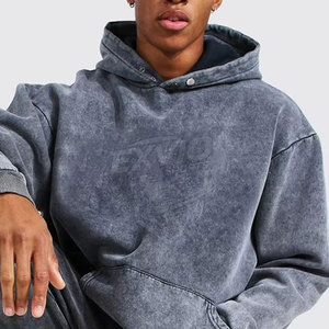 High Quality Long Sleeves <b>Men</b> Acid Wash <b>T</b>-<b>Shirts</b> Custom Logo Printing <b>Men</b> Acid Wash Tracksuit - Product Image 6