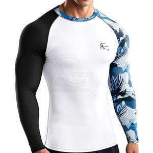 Plus Size Fitness Wear Men <b>Compression</b> <b>Shirts</b> High Quality Round Neck Men <b>Compression</b> <b>Shirts</b> - Product Image 3