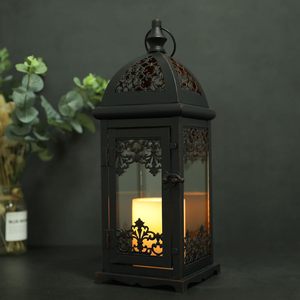 Magnifique lanterne en métal en forme de dôme, fabriquée à la main, écologique, pour des intérieurs élégants, des cafés, des décorations lumineuses de Noël - Product Image 4
