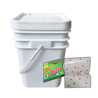 Colle anti-nuisibles sans odeur, non toxique, pour rats, souris et mouches, jaune, adhésif thermofusible, écologique, haute viscosité, en seaux