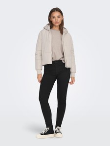 Custom Logo Stone Top Women's Wholesale Unique Design Short <b>Quilted</b> Winter Jacket with Detachable Hat - Product Image 2