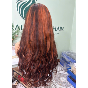 Perruque lace closure frontale perruque de cheveux humains bruts vietnamiens vierges vente en gros HD lace transparente - Product Image 5