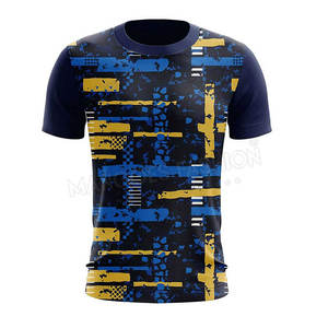 Camiseta deportiva ajustada hecha a medida para hombre, camiseta ligera cómoda de secado rápido para sublimación deportiva - Product Image 1