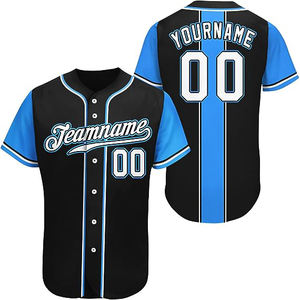 Classic Men's Plus Size <b>Button</b> Jersey Sportswear Customized Logo Design for Baseball & Softball Streetwear T-Shirt Uniform - Product Image 3