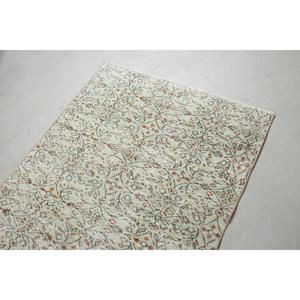 Tapis vintage, tapis turc d'appoint 3,4x6,6 pieds, tapis ombré vert et marron - Product Image 5