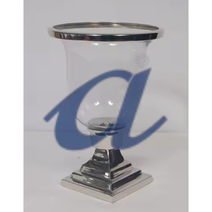 เชิงเทียนแก้วตกแต่งงานแต่งงานสไตล์วินเทจเชิงเทียนที่ออกแบบล่าสุด - Product Image 2