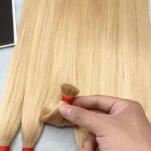 Extensiones de cabello con punta de queratina virgen vietnamita de un solo donante 100%, cutícula completa, cabello humano alineado - Product Image 4