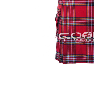 COSH KILTS Nouvelle Arrivée Royal Stewart Tartan Kilt Personnalisé Bondage Et Fetish Wear Club Wear Kilts - Product Image 6