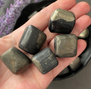 Pyrite หิน Pyrite ขัด,หินไพไรต์สำหรับบำบัดหินให้พลังงานและของตกแต่งเป็นของขวัญ-ซื้อหินธรรมชาติแฟชั่น - Product Image 5
