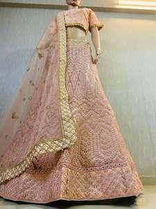 Lehenga choli ชุดปาร์ตี้ออกแบบโดยดีไซเนอร์แบบพรีเมี่ยมพร้อมงาน dori และ Jari และ Jari Flair CAN - Product Image 5