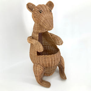 Panier en rotin pour animaux, pour la décoration et le rangement de la chambre de bébé, prix direct fournisseur, paniers tissés. - Product Image 2