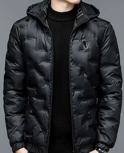Chaqueta de Invierno para Hombre, Nueva, OEM, con Capucha, Impermeable, Reversible, Estilo Urbano, Tejido de Lona Recubierta, Alta Calidad, Superventas - Product Image 1