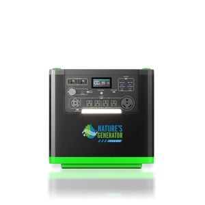 เครื่องกำเนิดไฟฟ้าพลังงานแสงอาทิตย์ Natures Generator 6000W พร้อมแผงโซลาร์เซลล์แบบโมโนคริสตัลไลน์ 4 แผง ขนาด 410 วัตต์ และชุดกังหันลม สำหรับใช้ในบ้าน - Product Image 3